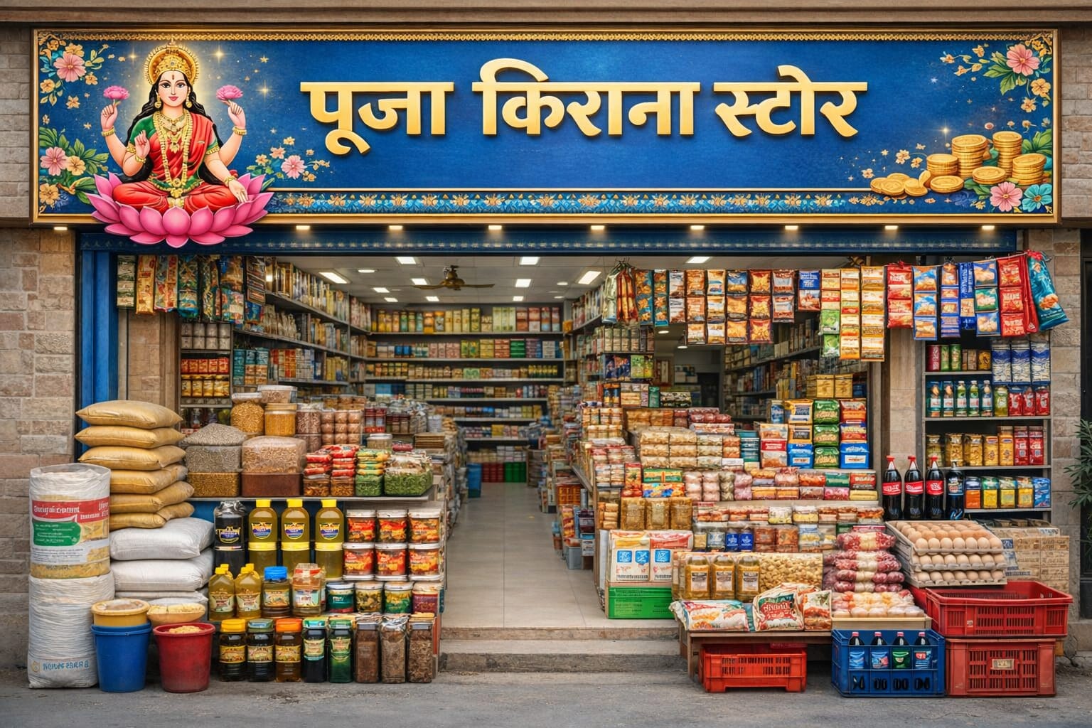 Puja kirana store 