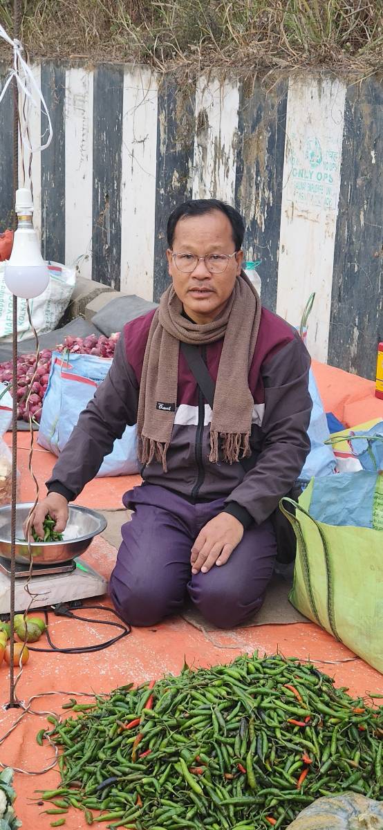 Sikla Green Chilies Seller Shope